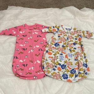 Set of 2 Carter’s Fleece Sleep Sacks